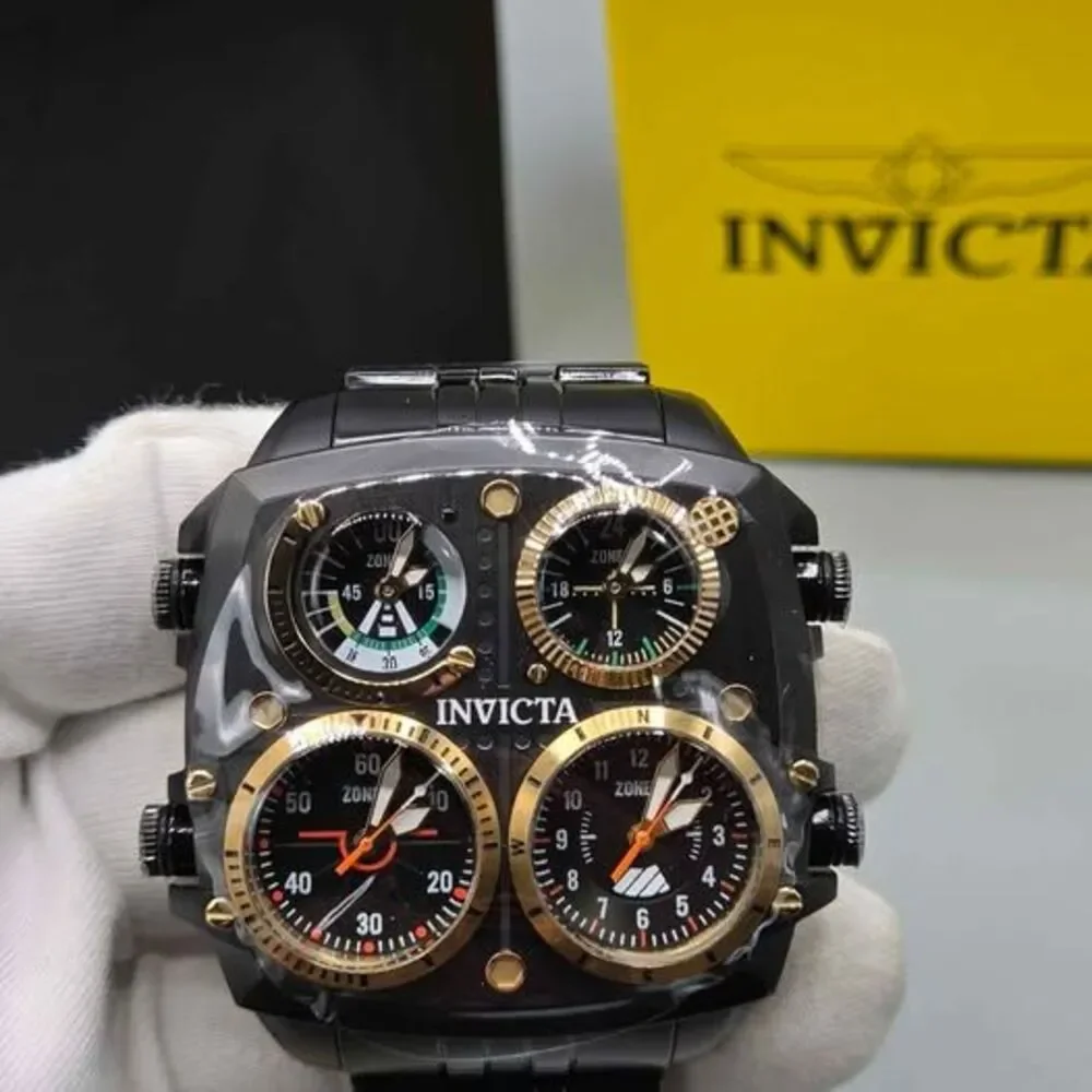 Invicta Aviator Zulu Time Men's Watch - 50mm. Gunmetal